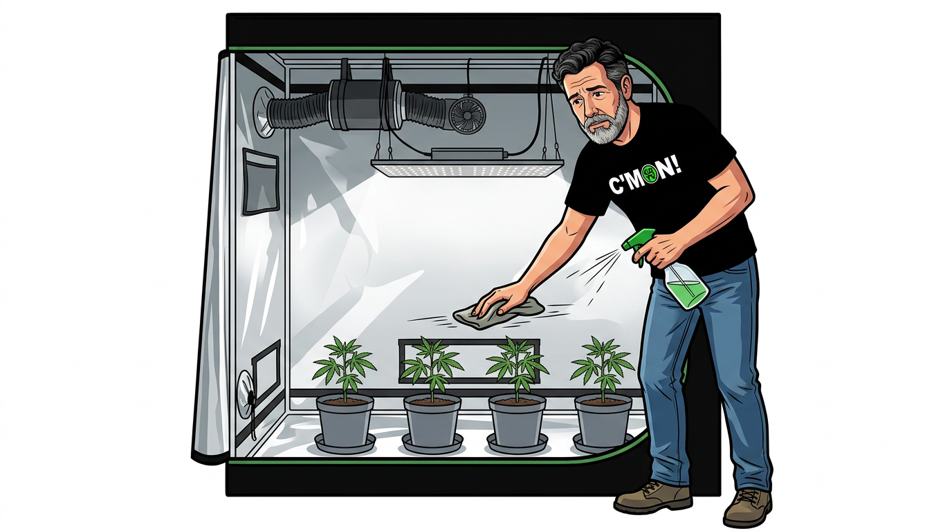 Clean the whole area to fight WPM White Powdery Mildew Clean the whole area to fight WPM White Powdery Mildew