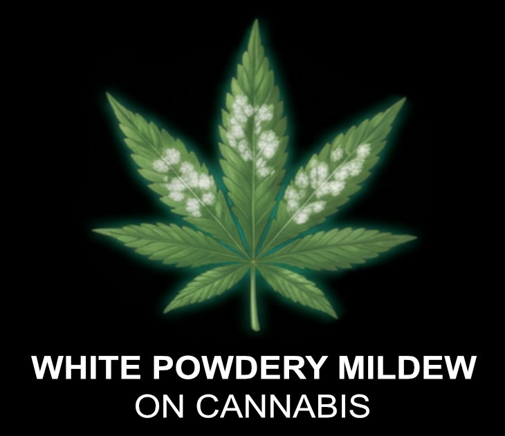 WPM White Powdery Mildew on Cannabis