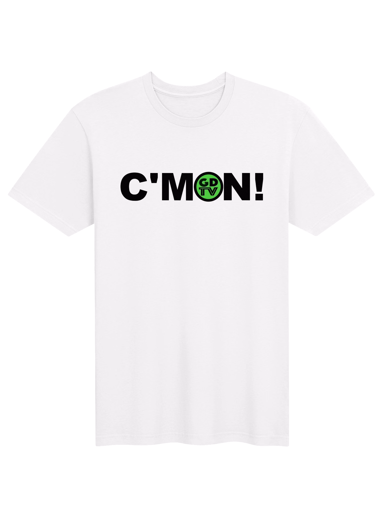 Next Level Super Soft T-Shirt (WHITE) With GDTV C'MON!